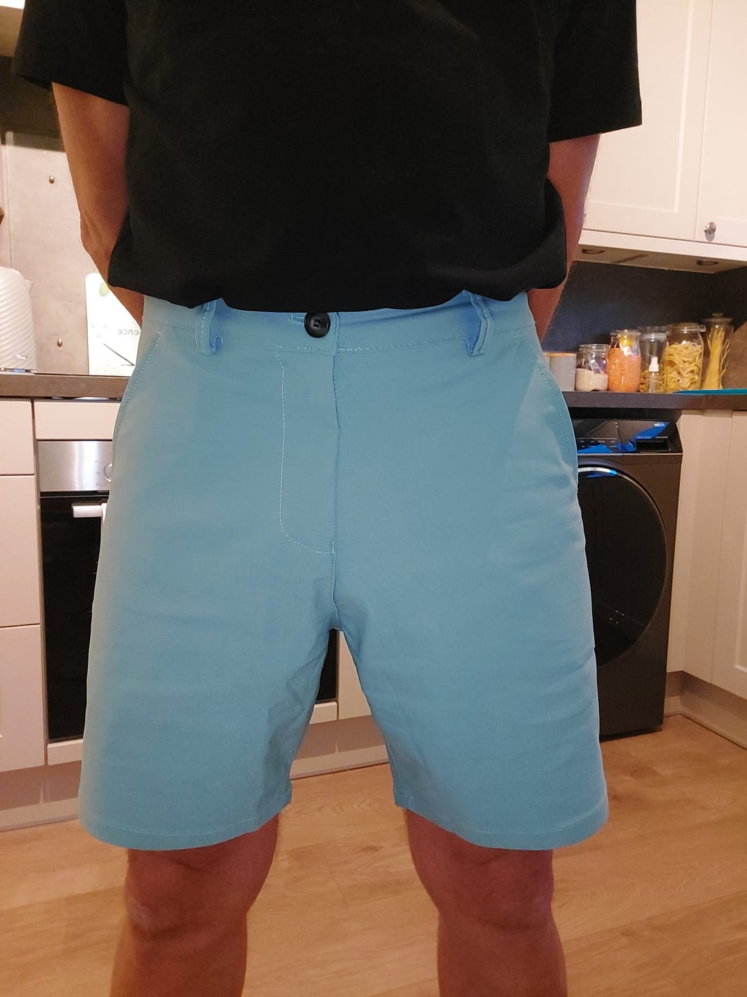 Customer photo review of Ultra-Stretch 7" Chino Shorts - Khaki