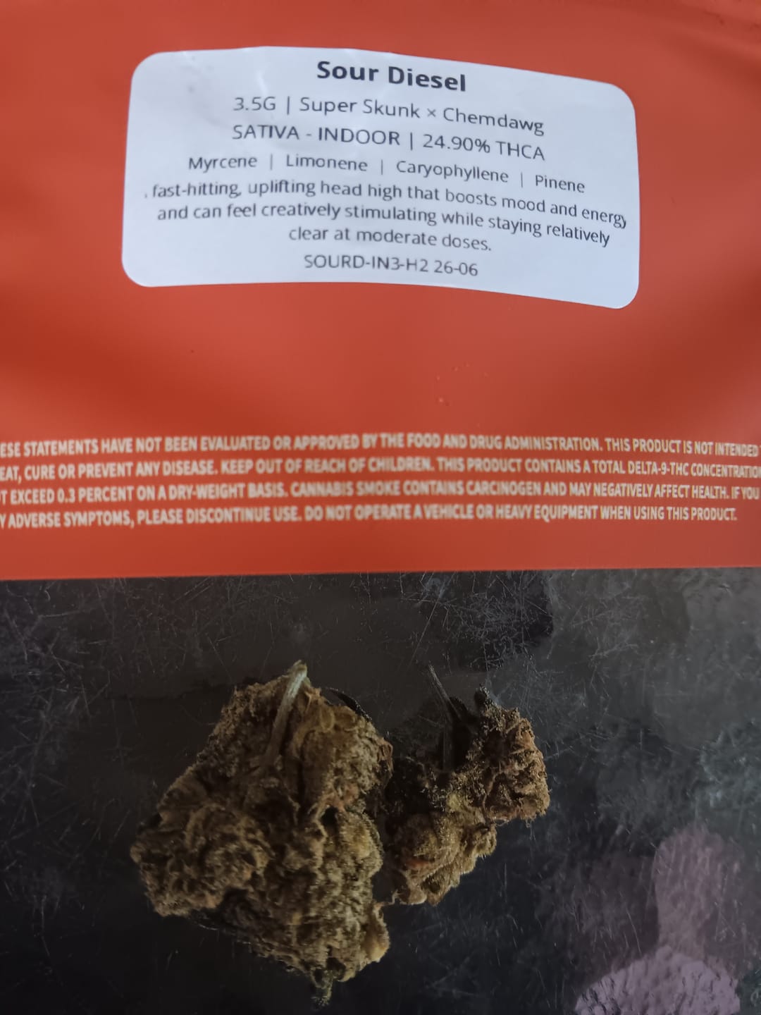 Customer photo review of Sour Diesel