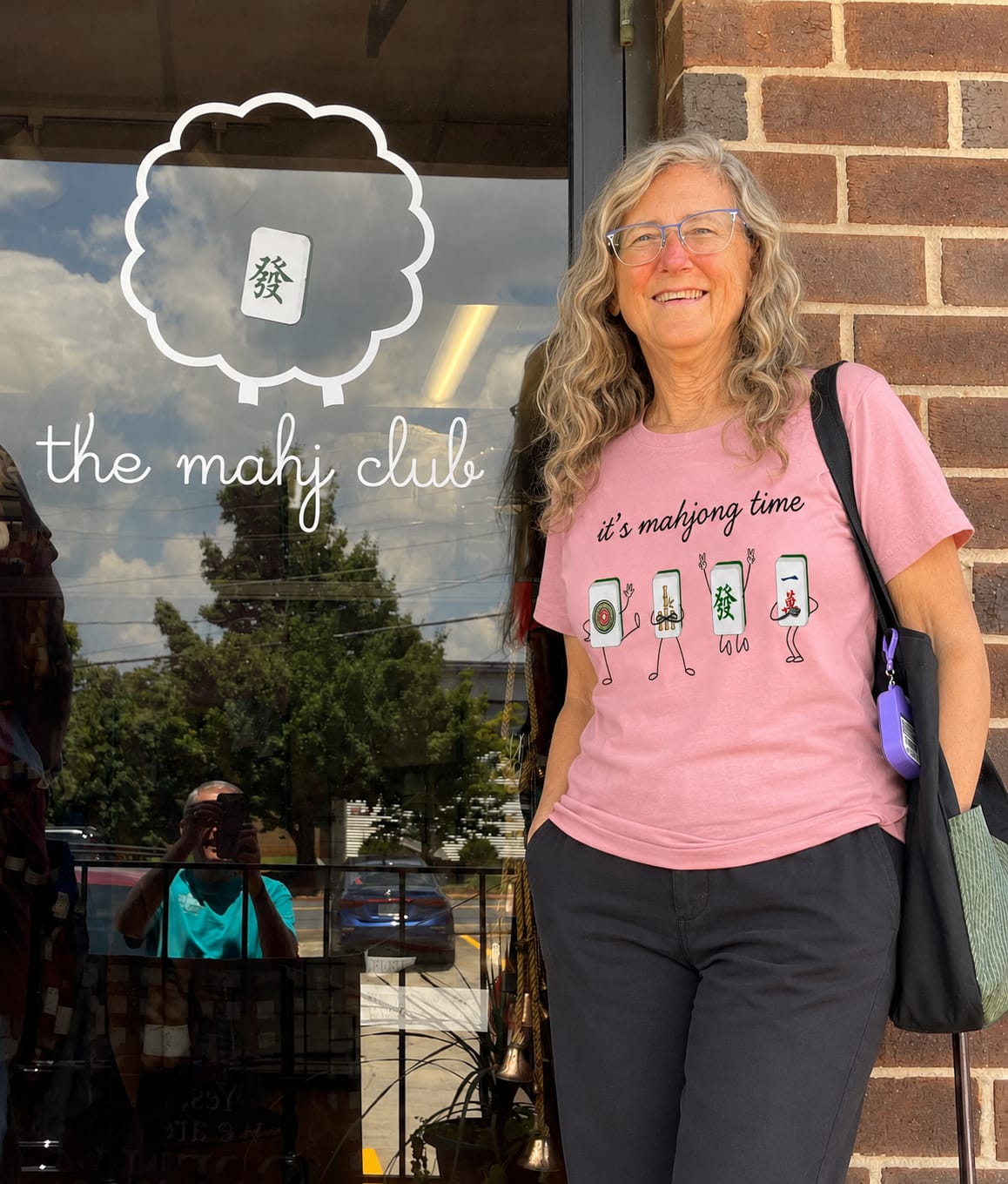 Customer photo review of It's Mahjong Time T-shirt