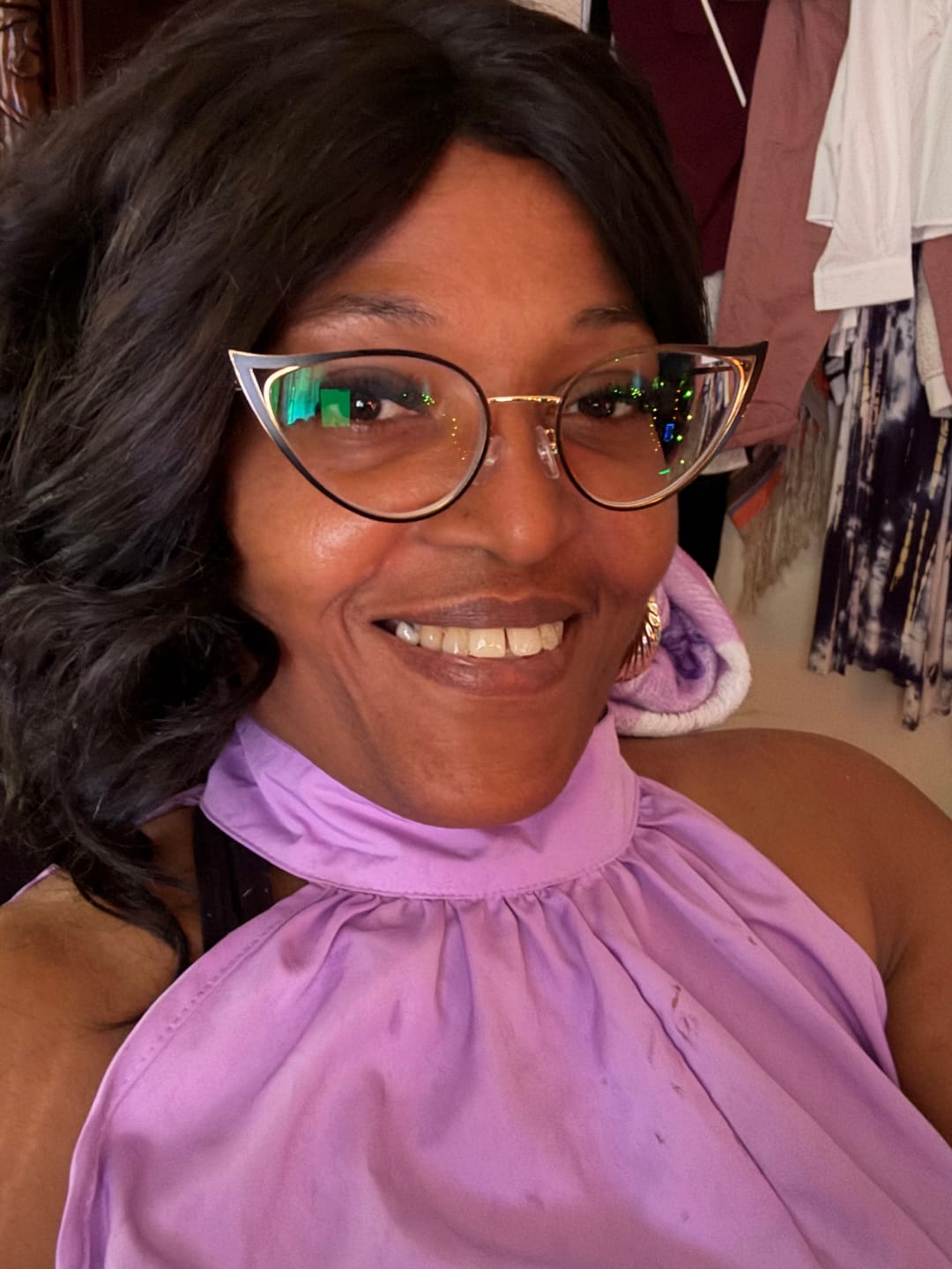 Customer photo review of Tansy Eyeglasses