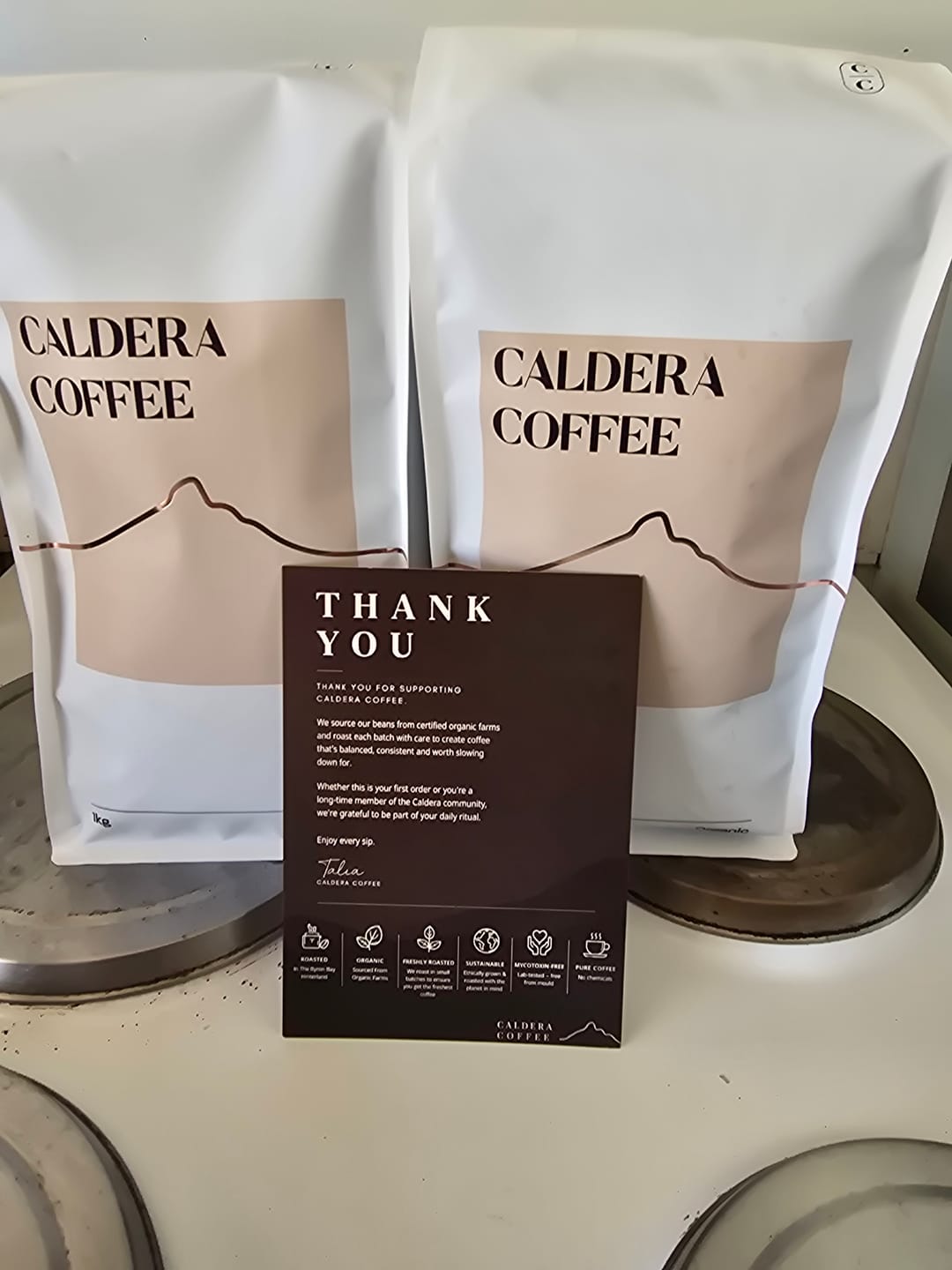 Customer photo review of Caldera - Signature Organic Blend