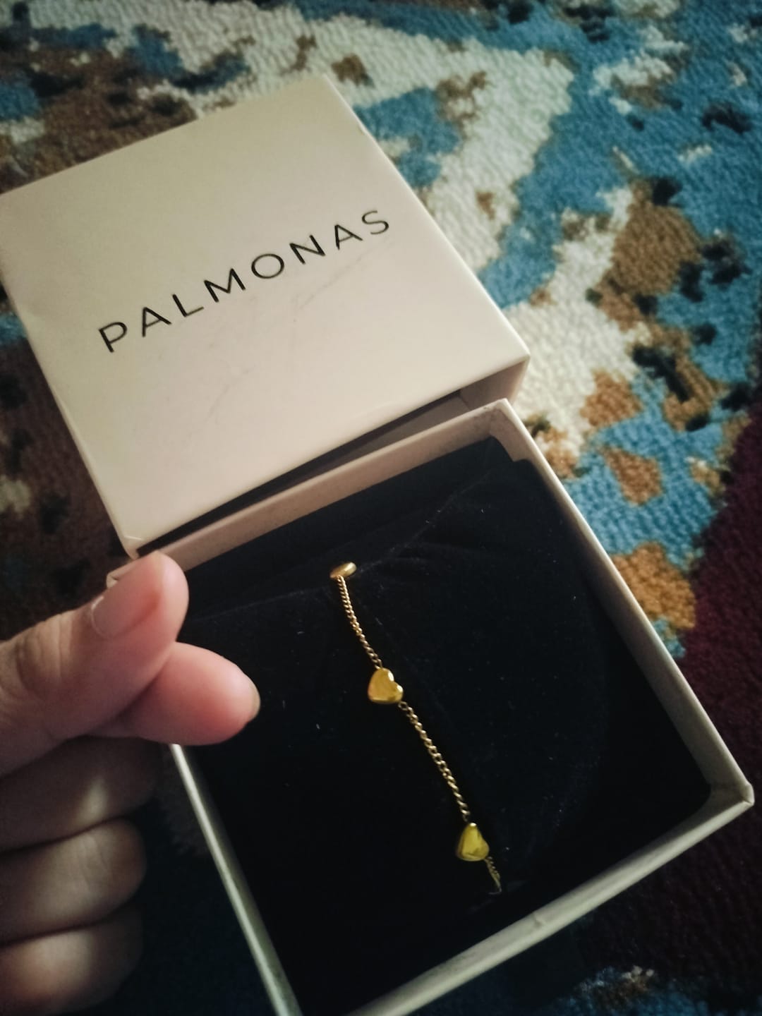 Customer photo review of Lunar Heart Bracelet