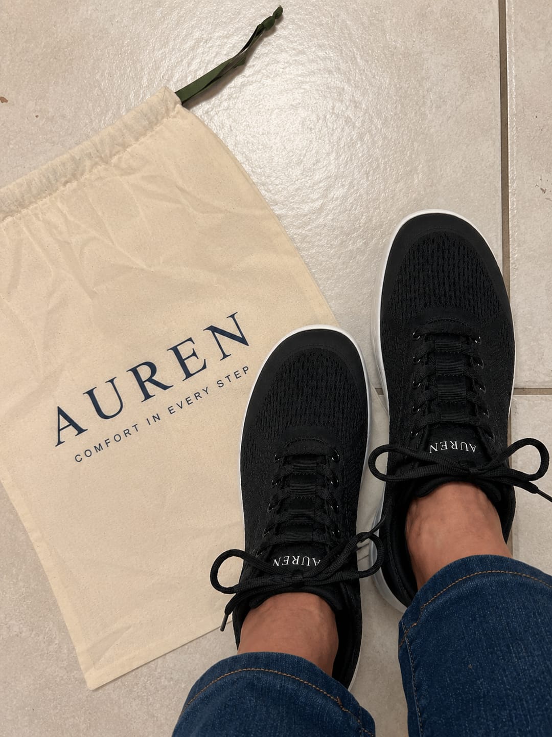 Customer photo review of AUREN™ Orthopedic Slip-On Walking Sneakers with 4-Layer Orthotic Insole