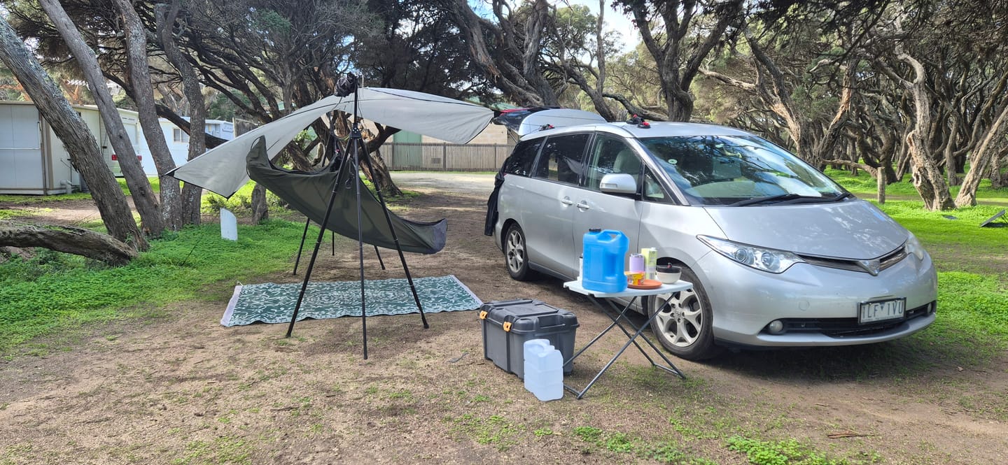 Customer photo review of Turtlebug Camper Hammock Stand