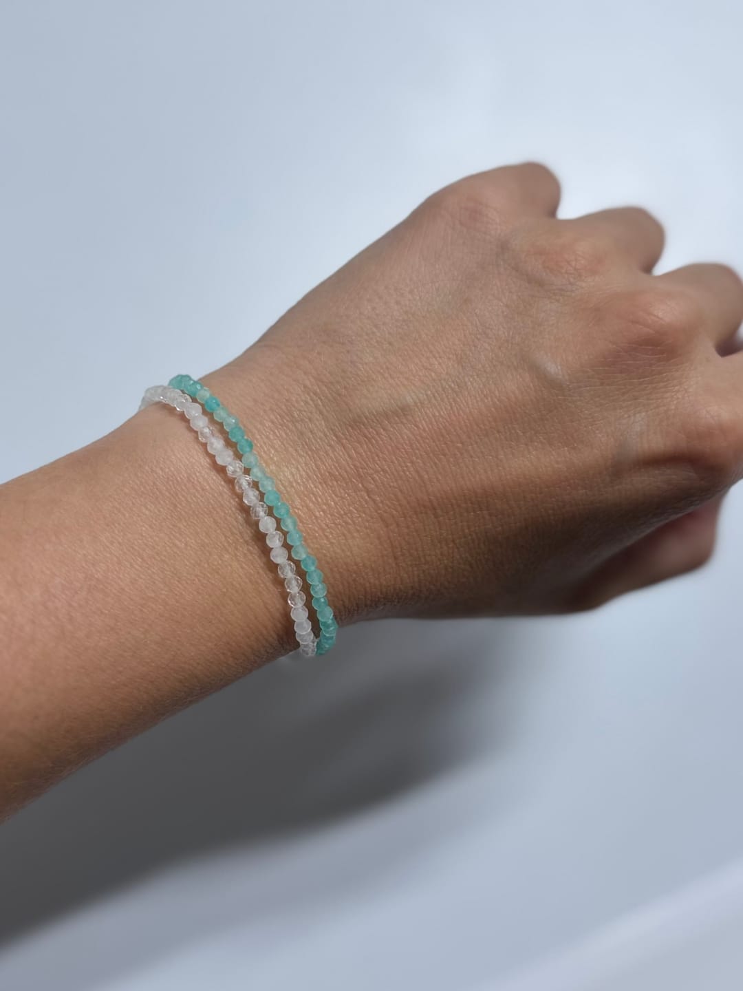 Customer photo review of Serene Soul Amazonit Armband