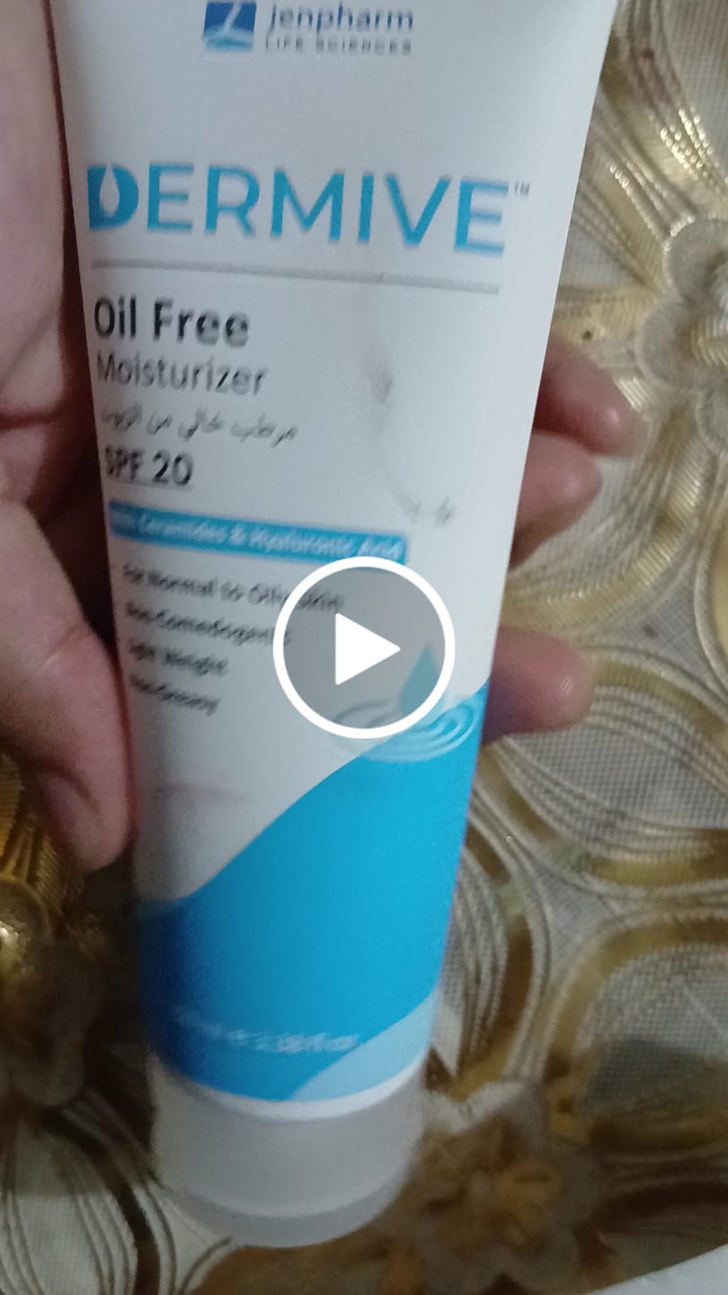 Customer video review of Dermive Oil-Free Fragrance Free Moisturizer