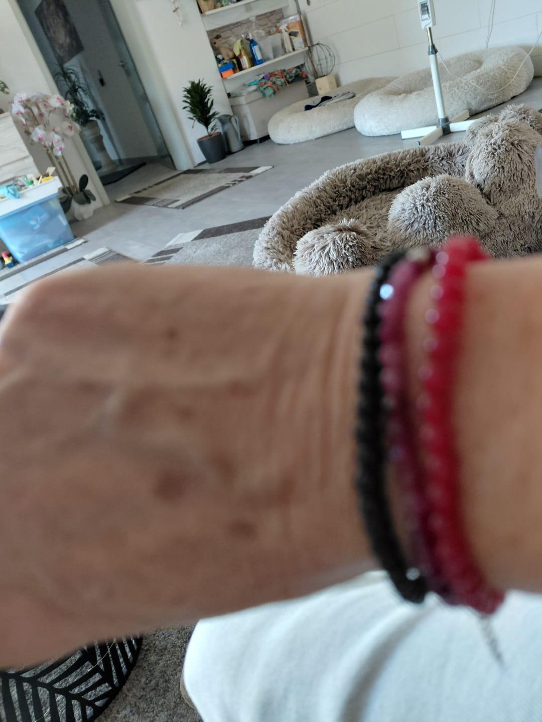 Customer photo review of Karneol Armband - Perlen