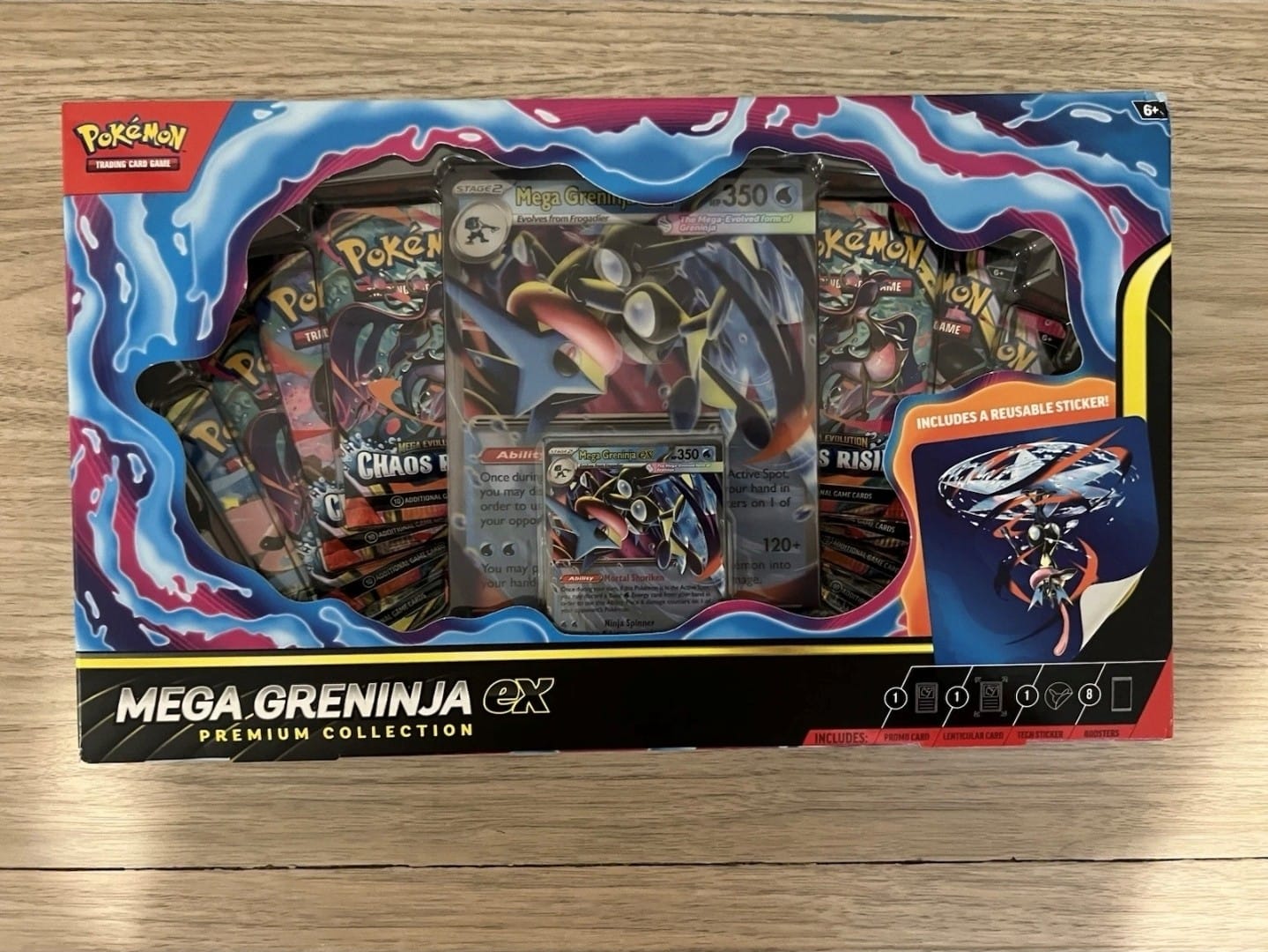 Customer photo review of Mega Greninja ex Premium Collection