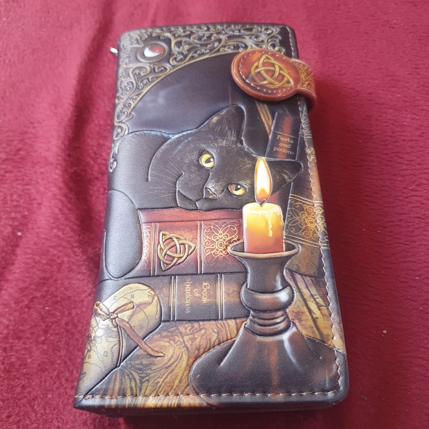 Customer photo review of Witchy Geldbörse Katze – Geprägtes Portemonnaie Lisa Parker