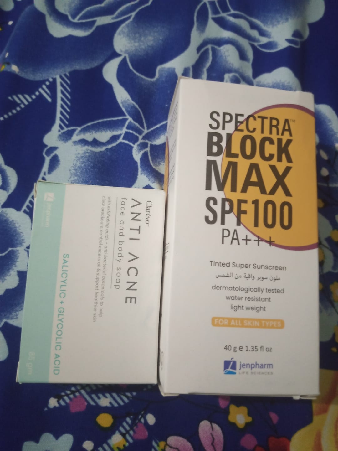 Customer photo review of Clarevo Anti Acne Soap