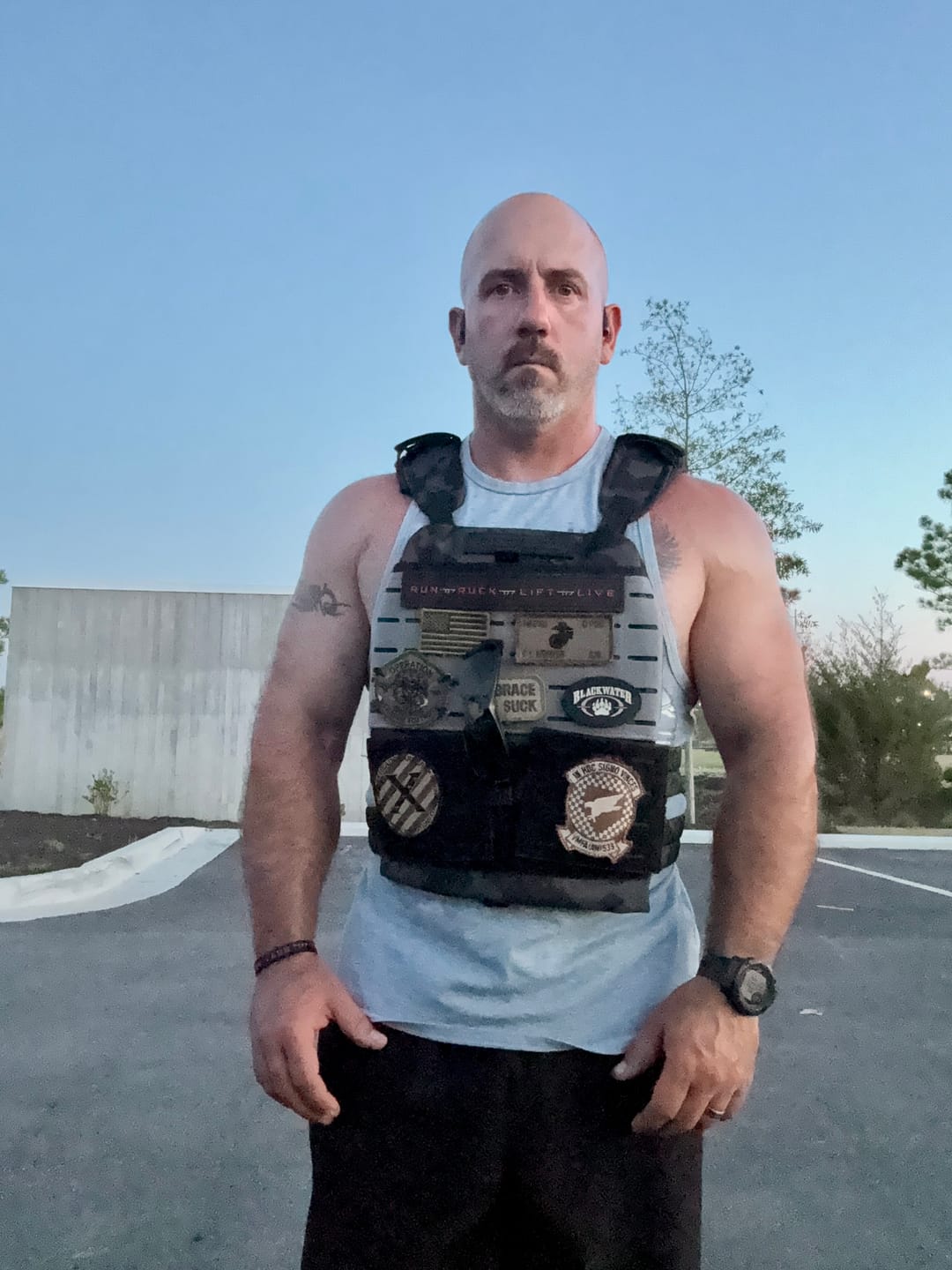 Customer photo review of Centurion Weight Vest - Stealth Gray Camo