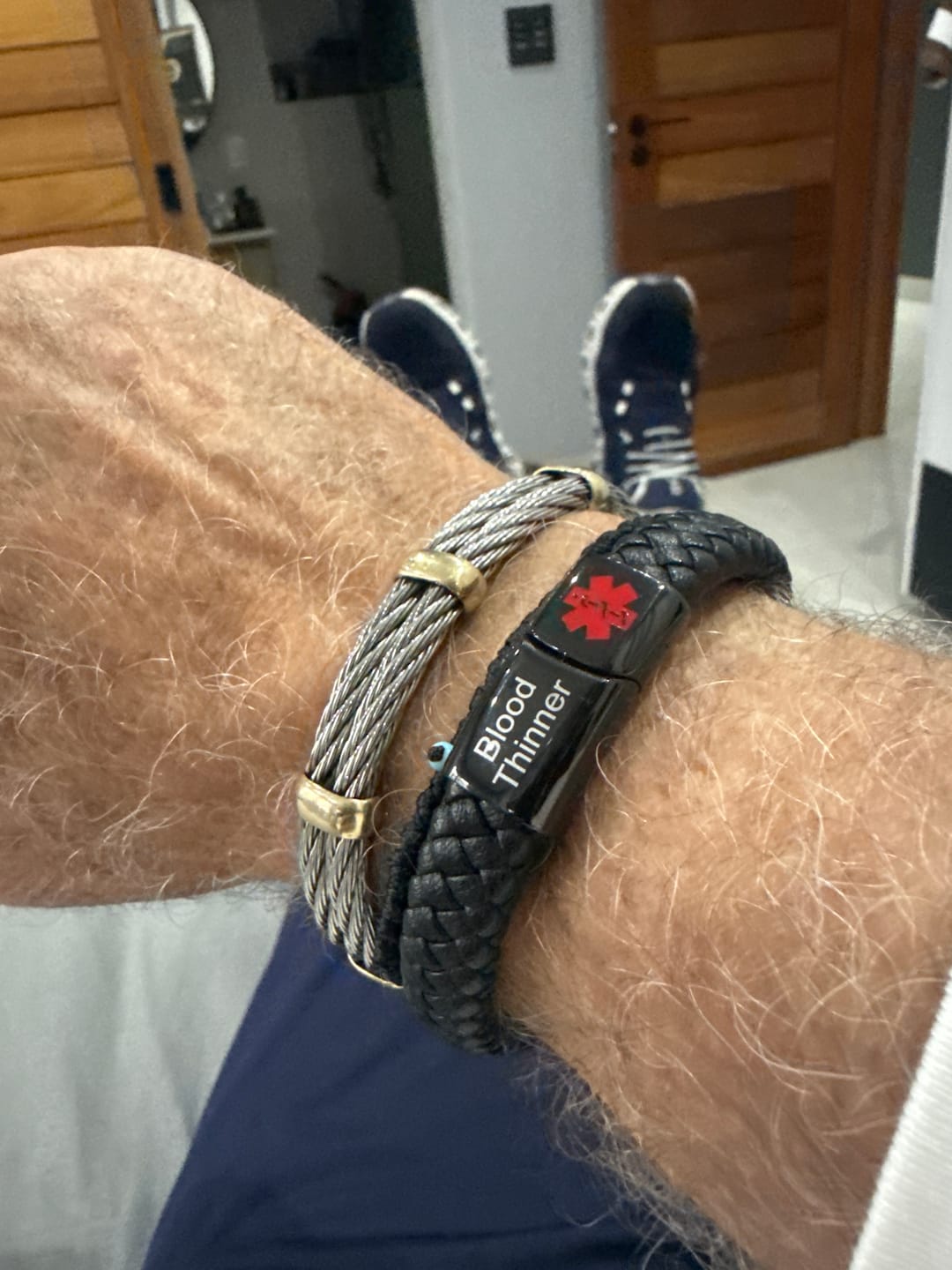 Customer photo review of Medical Alert Bracelet