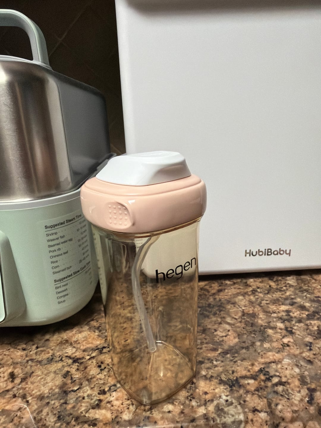 Customer photo review of Hegen PPSU All-Rounder Cup - 12 Months Plus - 240ml/8oz - Blue