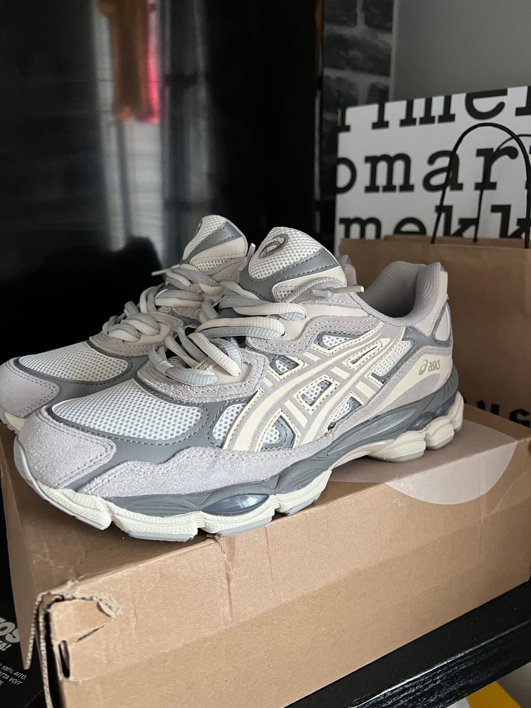 Customer photo review of ASICS Gel-NYC Oyster Grey
