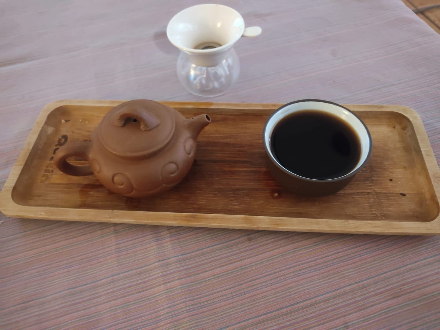 Customer photo review of 2014 Aged Liubao Dark Tea – Betel Nut Aroma & Cooling Finish