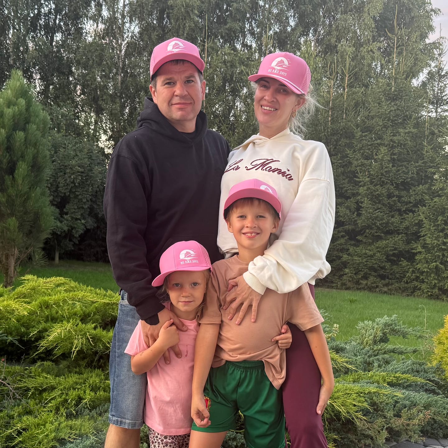 Customer photo review of NO BAD DAYS - Breast Cancer Hat