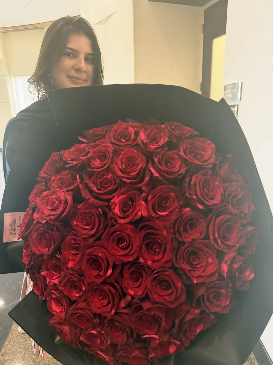 Customer photo review of Red Rose Bouquet