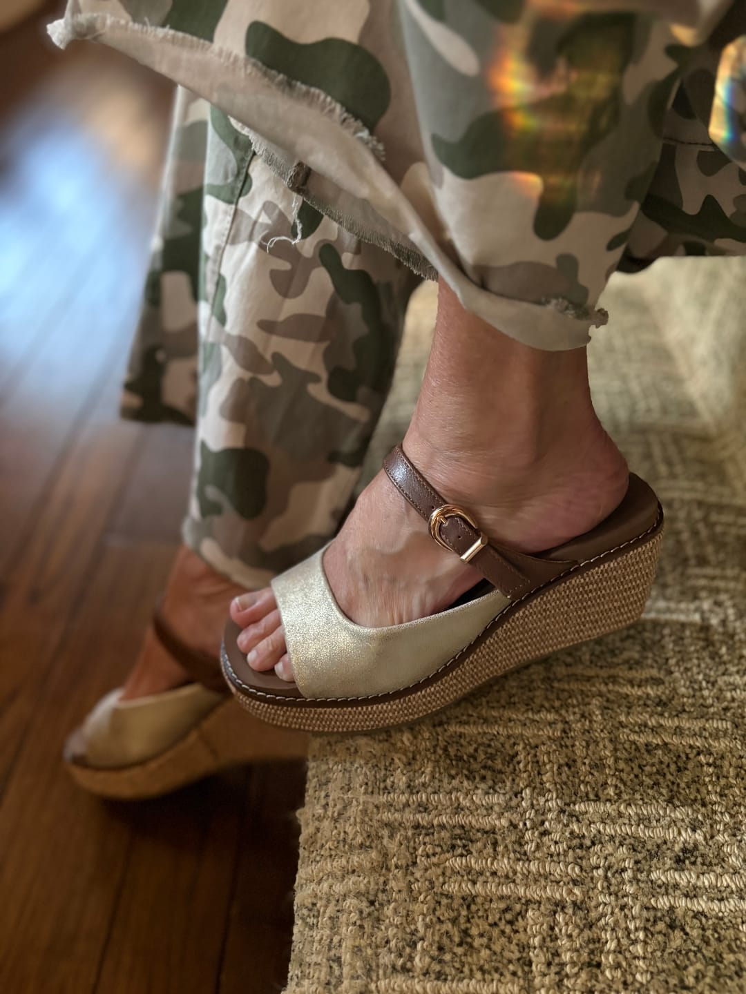 Customer photo review of Corky's Gold Combo Treat Yourself Wedges