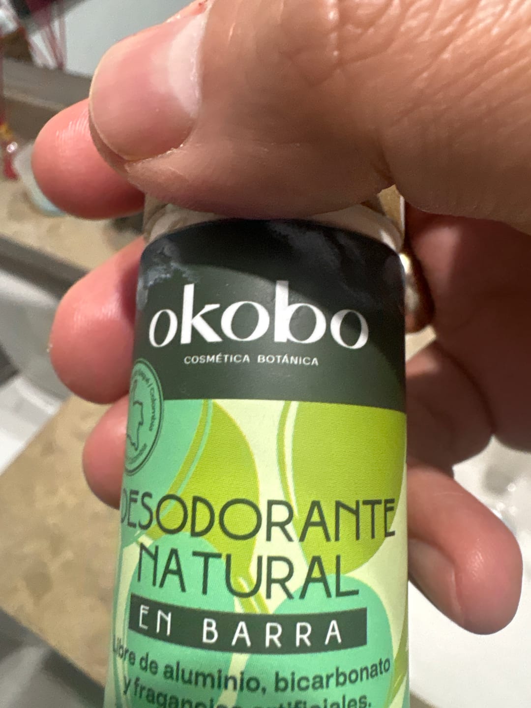 Customer photo review of Desodorante Natural