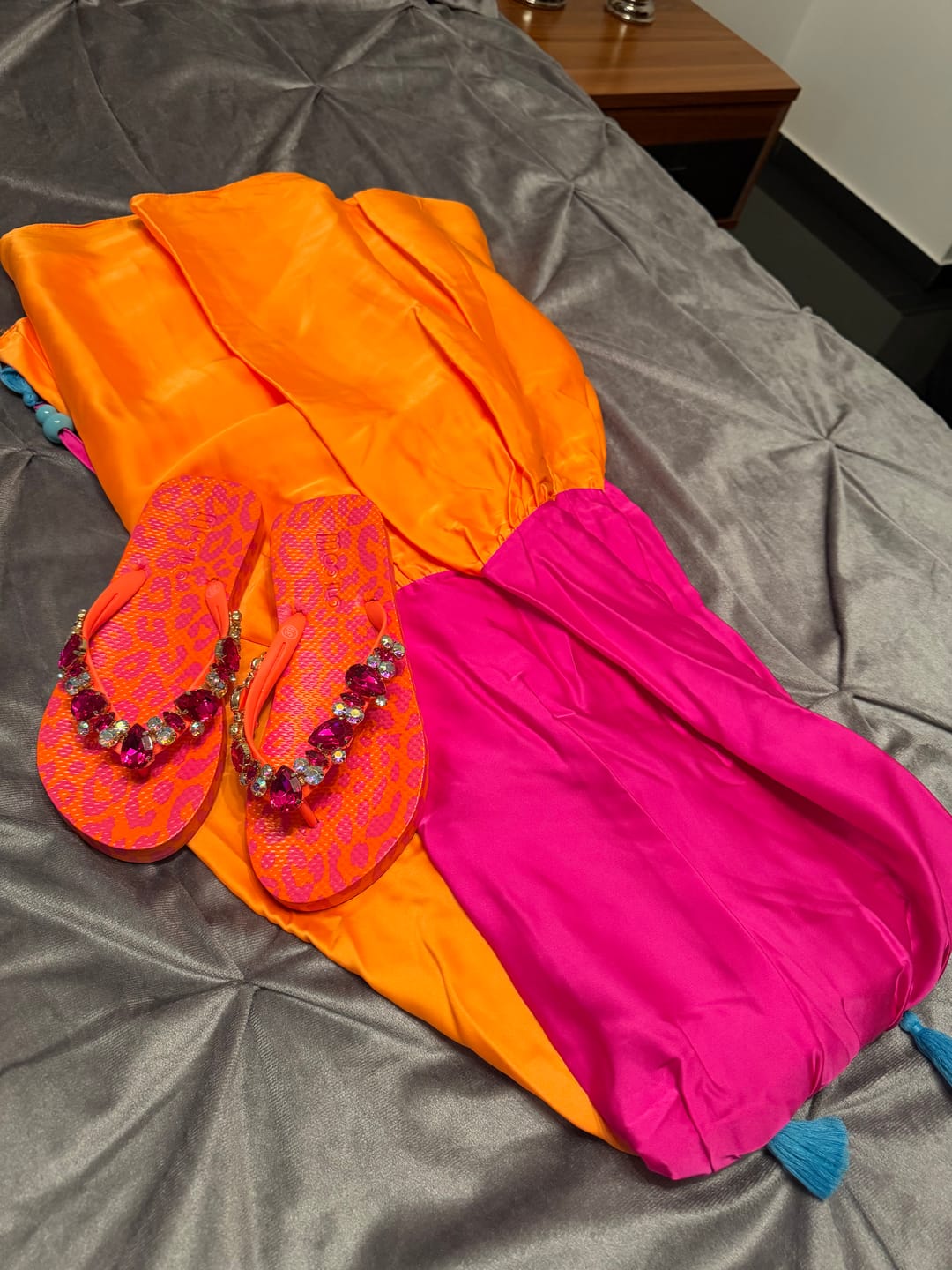 Customer photo review of Flip-Flop / Leo Orange - Pink