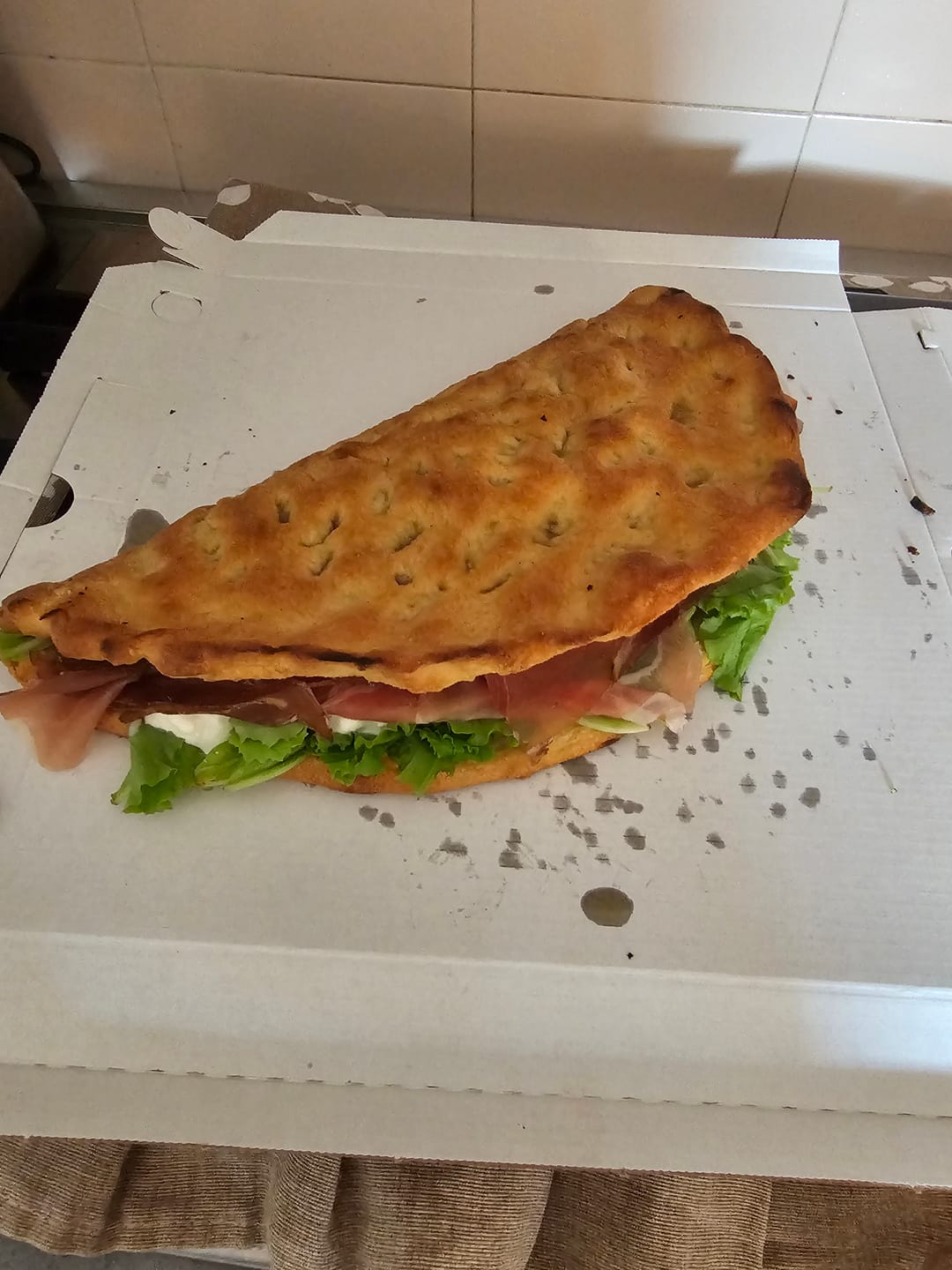 Customer photo review of Pizza sorriso "Low Carb Extreme"