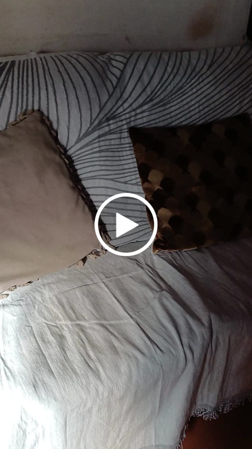 Customer video review of Manta Cubre Sofa de Chenilla Reversible