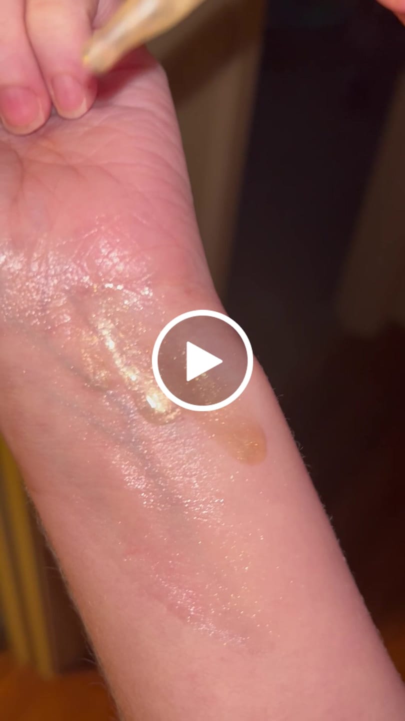 Customer video review of Golden Hour Bath & Body Oil