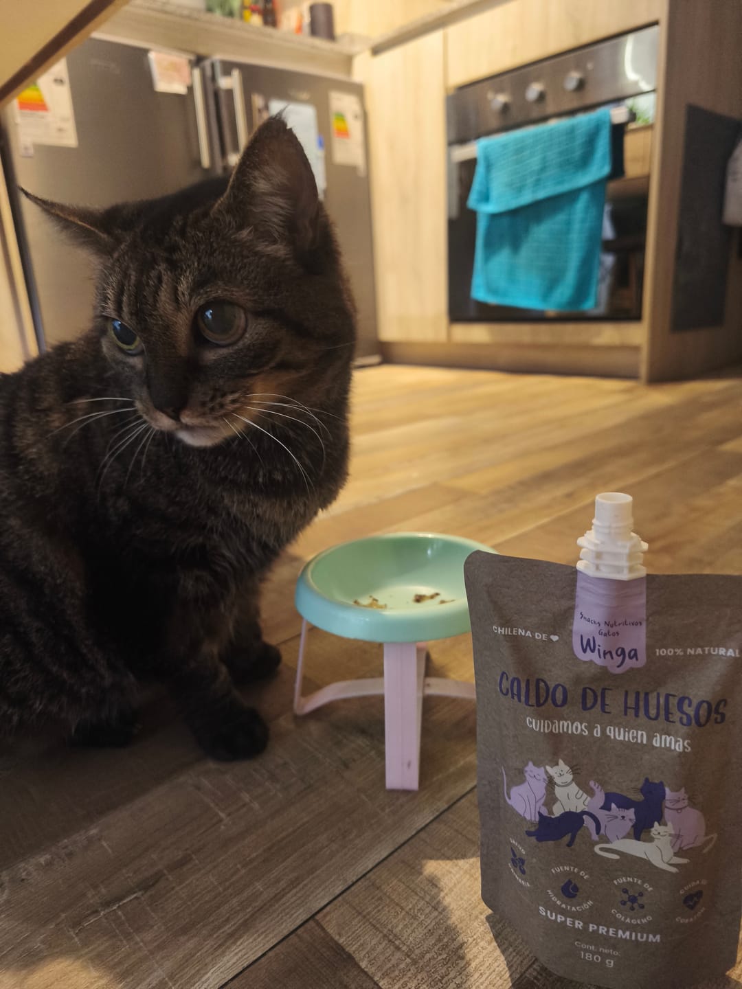 Customer photo review of Caldo de Huesos Gatos