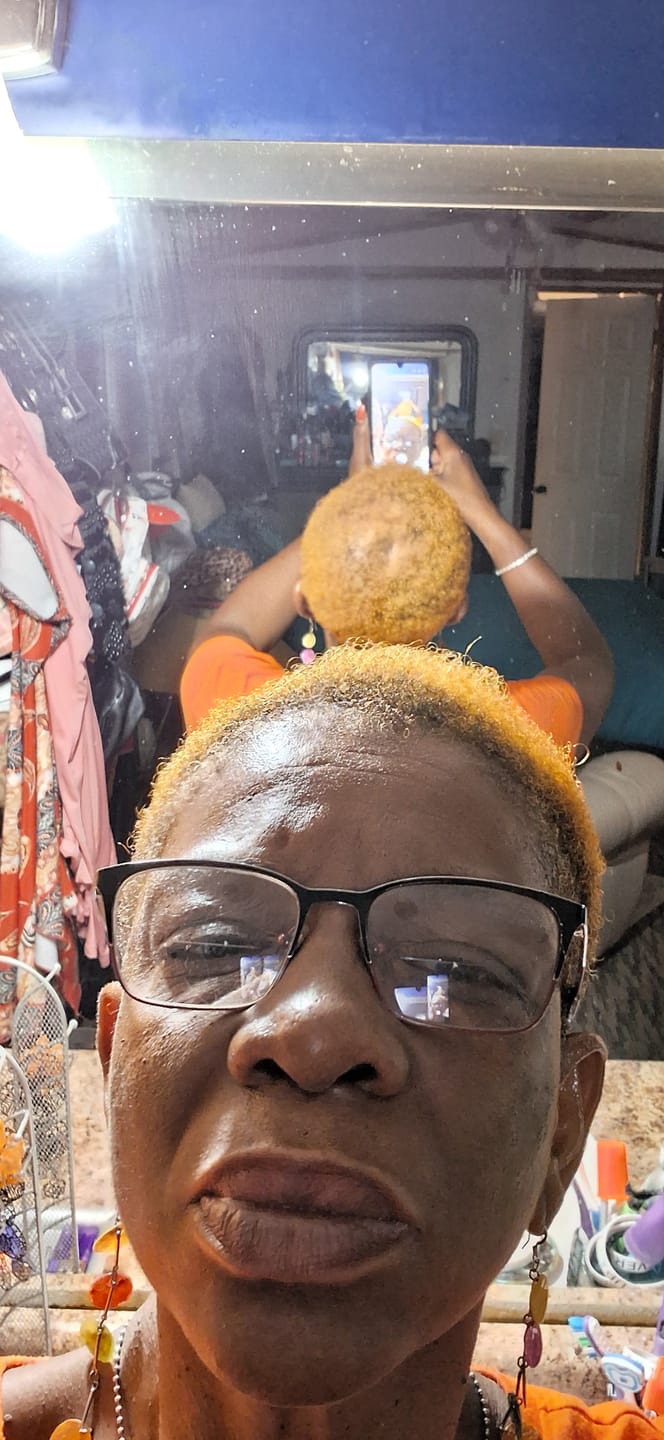 Customer photo review of Hair Growth Gummies