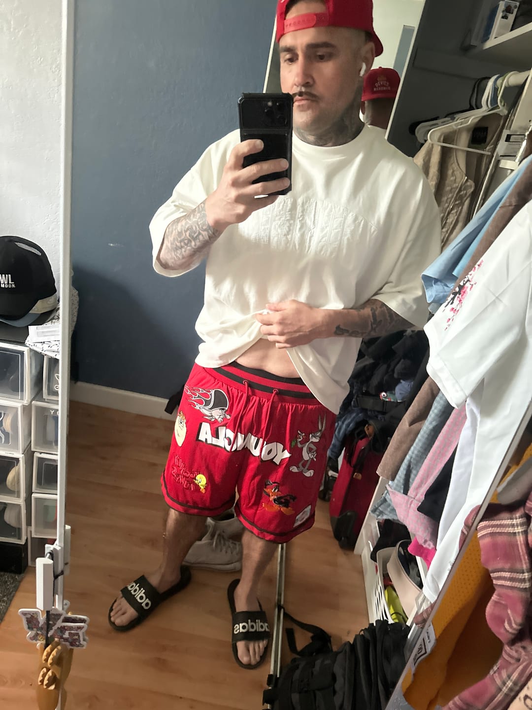 Customer photo review of 1071 - Looney Tunes Embroidered Patch Shorts