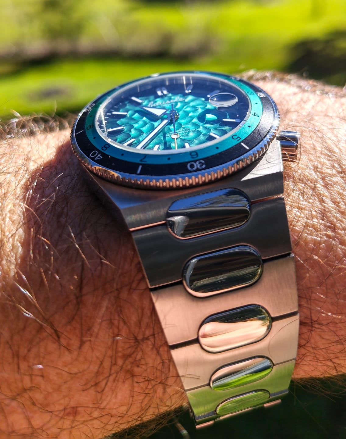 Customer photo review of Oceanic Blue