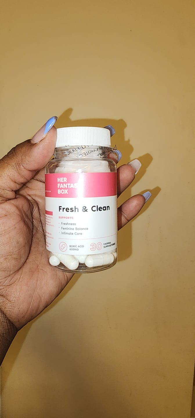 Customer photo review of Fresh & Clean pH Balancing Boric Acid Vaginal Suppository