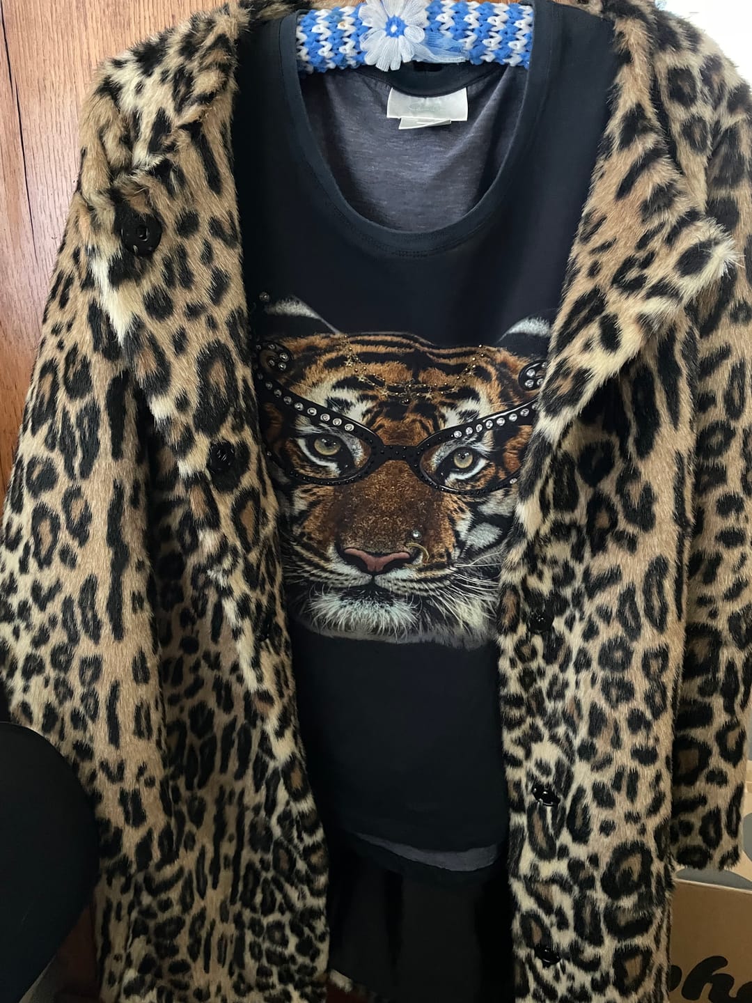 Customer photo review of Camilla Casual Tiger Embellished T-shirt Size M