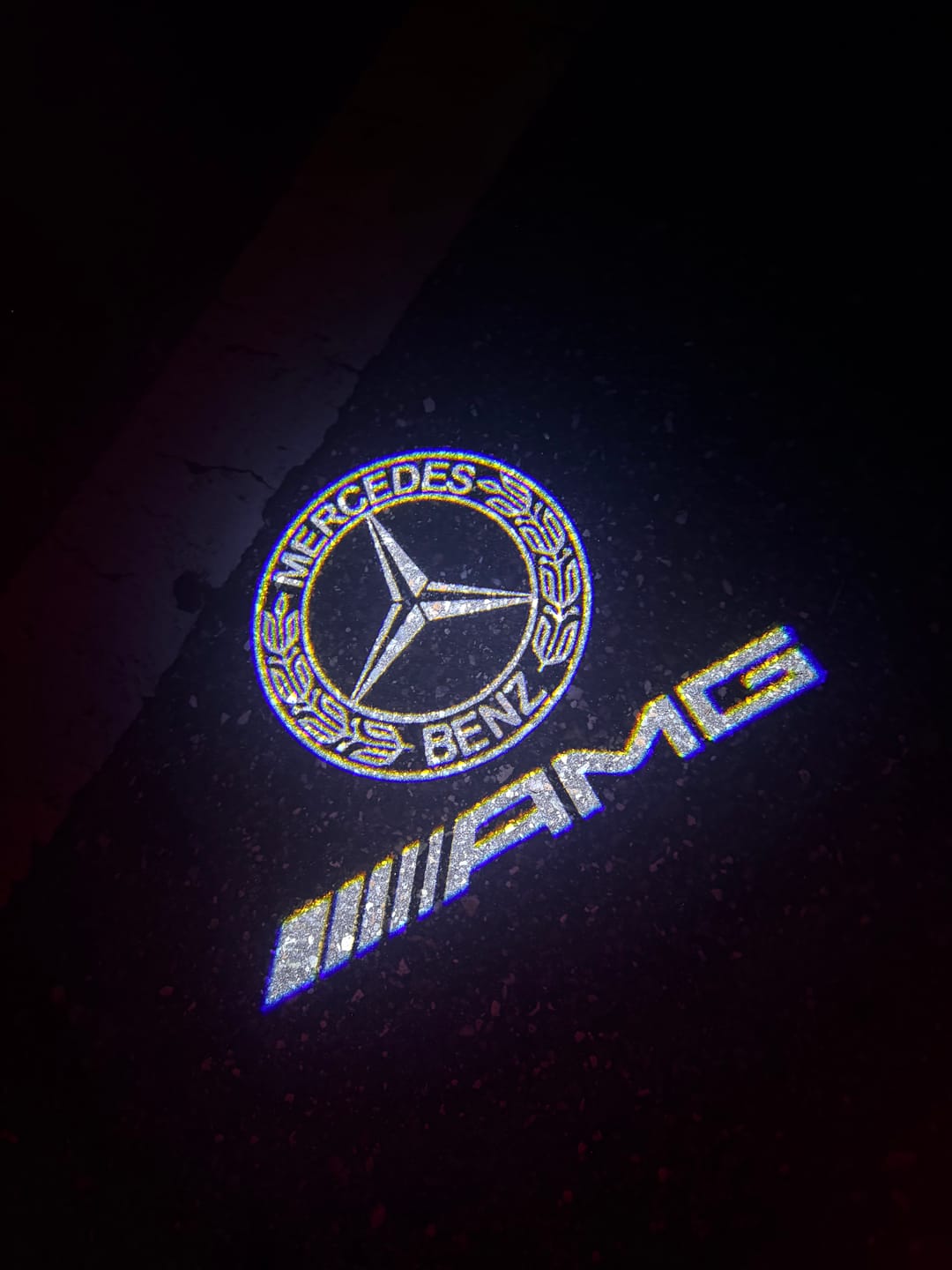 Customer photo review of MERCEDES DOOR LIGHTS