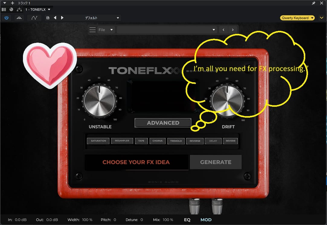 Customer photo review of TONEFLX PLUGIN + ARTIST SERIES V.001 EXPANSION