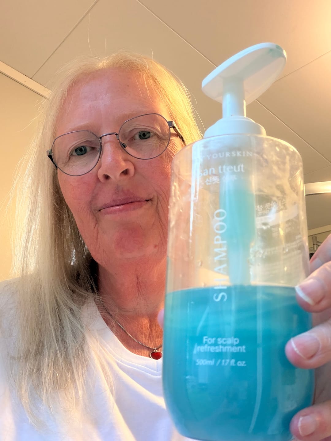 Customer photo review of Fit Your Skin San Tteut Sjampo 500ml - for fet og sensitiv hodebunn