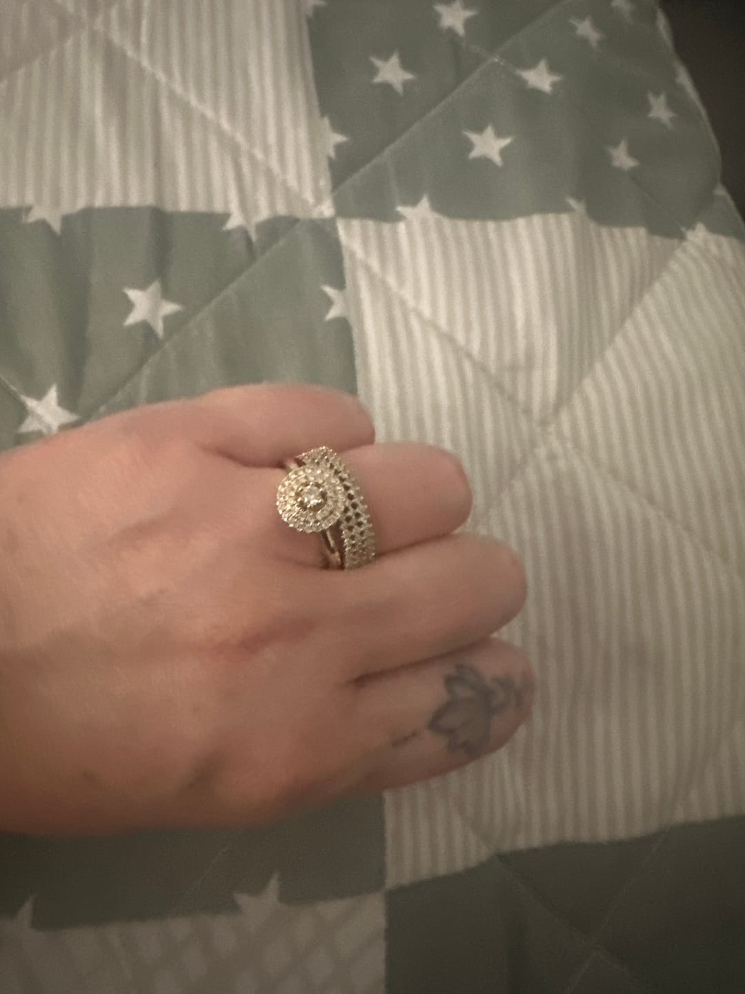 Customer photo review of Ring VIP 2'er Elegance -14K vergoldet