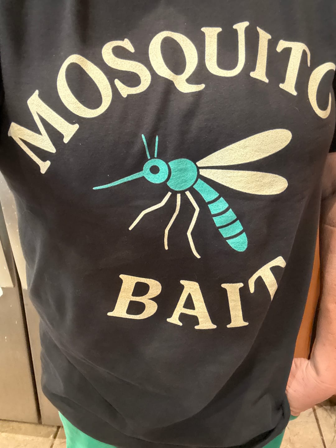 Customer photo review of Classic Mosquito Bait T-Shirt