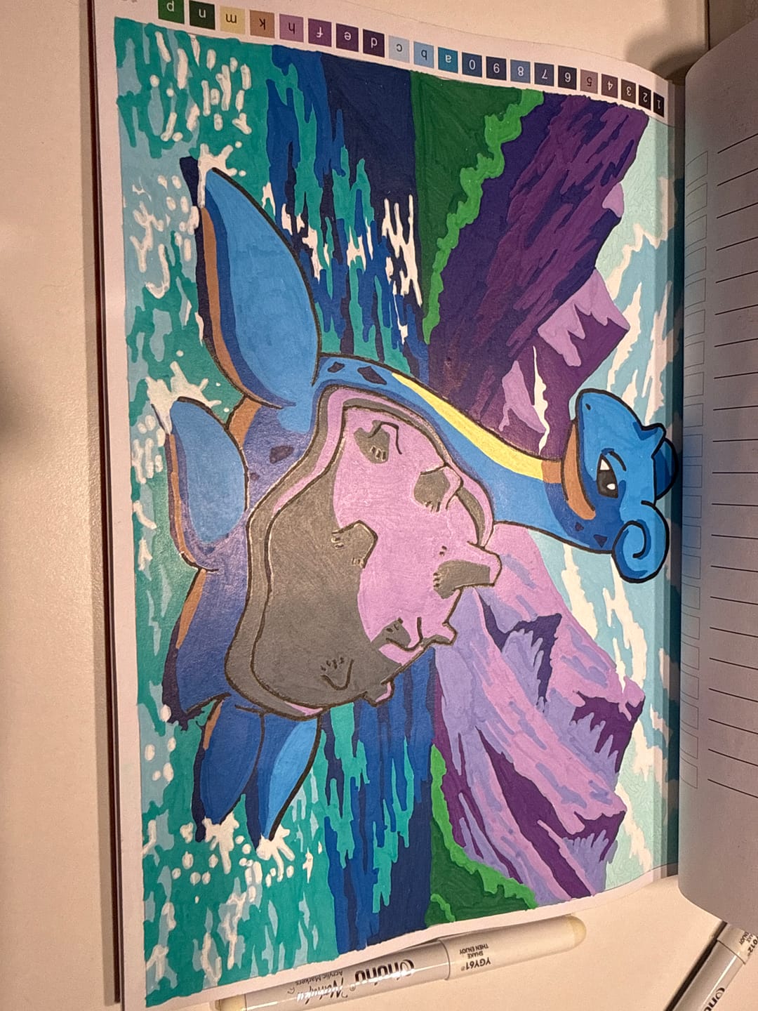 Customer photo review of Ohuhu Nahuku Direct-ink Acrylic Markers