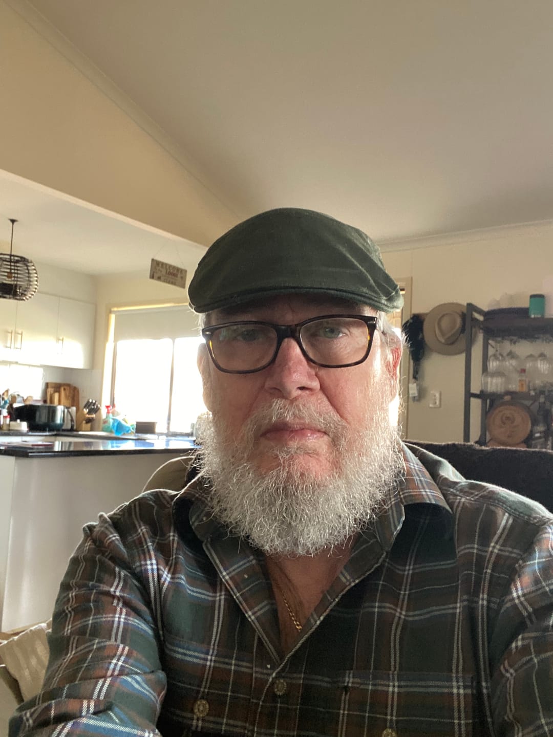 Customer photo review of Donegal Touring Cap Linen