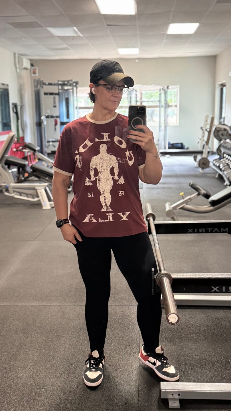 Customer photo review of 4009 - Golds Gym Ringer Tees