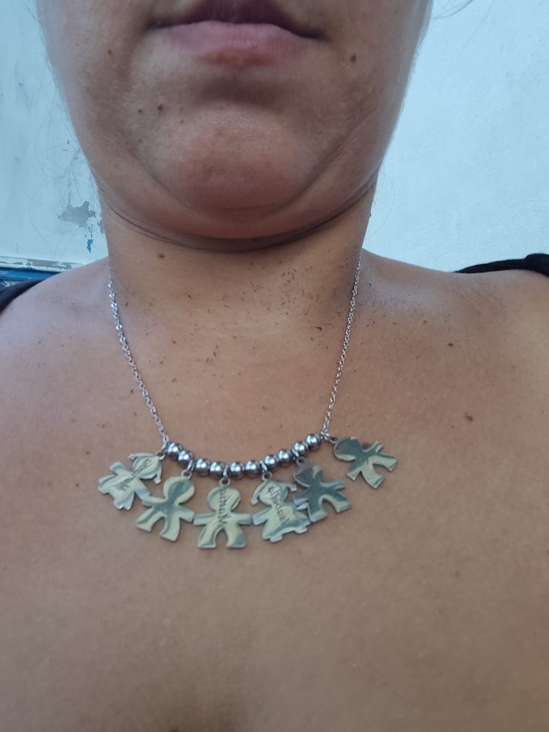 Customer photo review of Collana con bambini - I Miei Tesori
