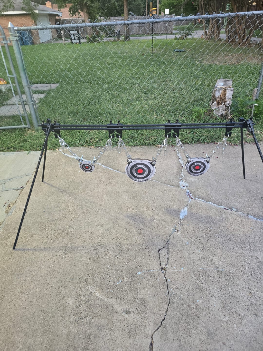 Customer photo review of Rebar Target Stand Mounting Kit
