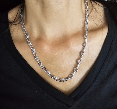 Customer photo review of Allegro Link Layering Chain