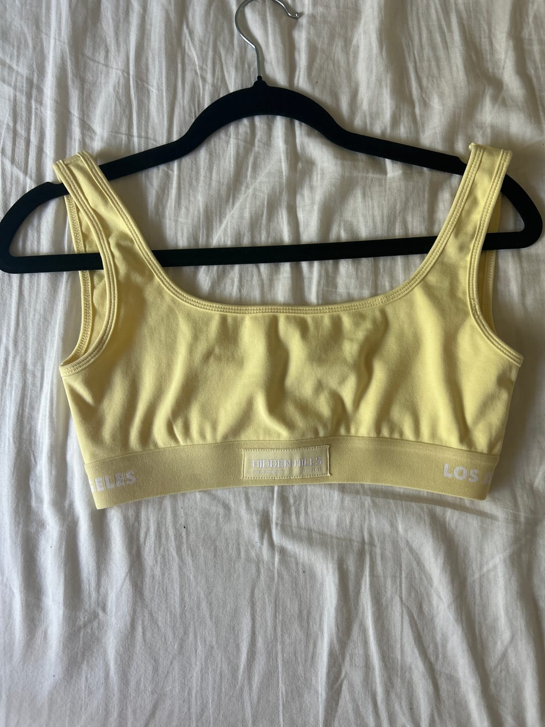 Customer photo review of LABEL BRA TOP BUTTER YELLOW