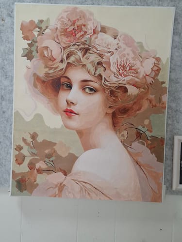 Customer photo review of Custom Paint By Numbers