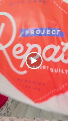 Customer video review of Project Repat T-Shirt Quilt