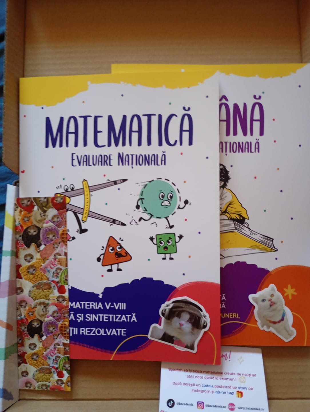 Customer photo review of Pachet Evaluare Națională (Română + Matematică) Bacademia