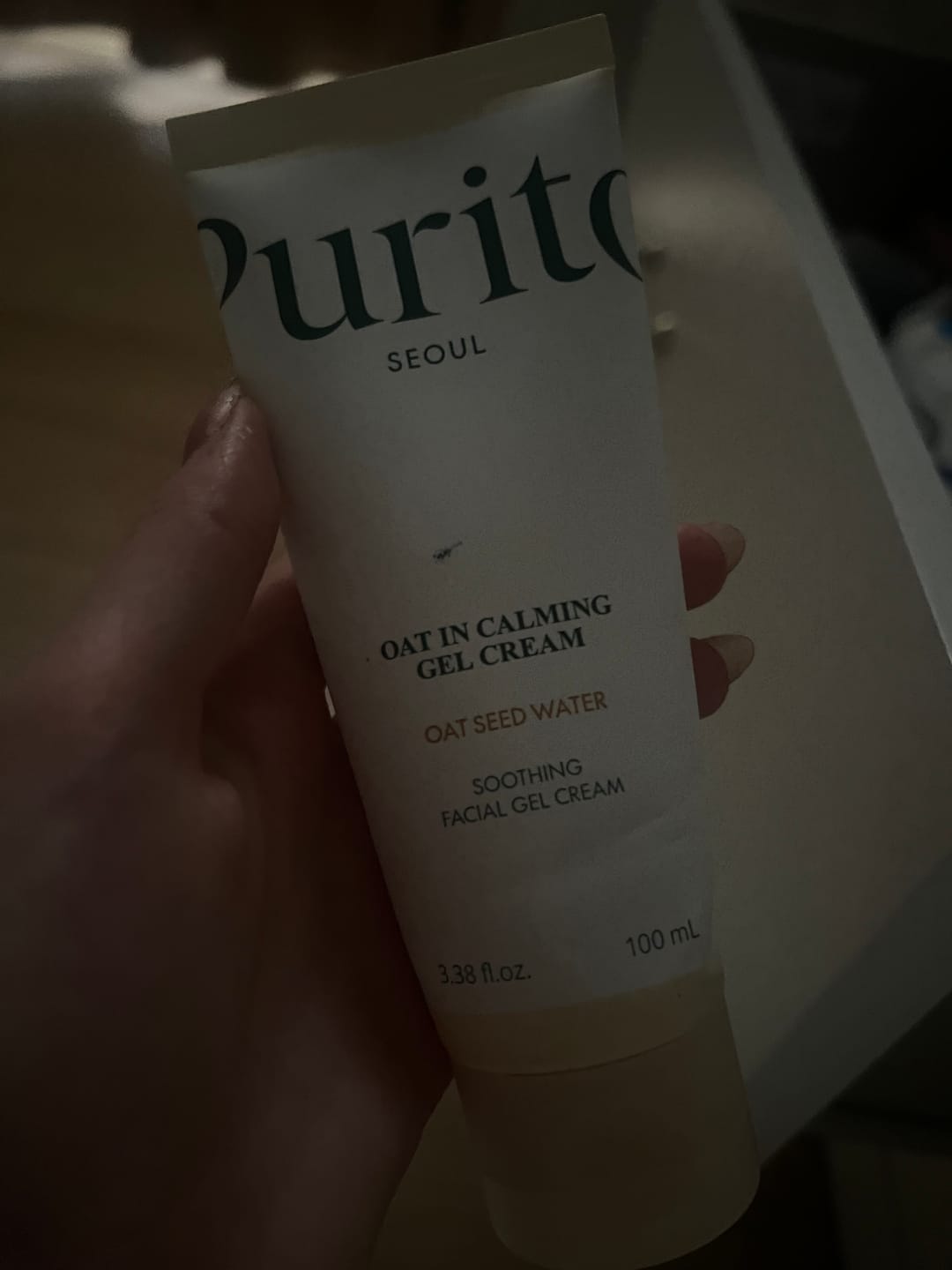 Customer photo review of Nomierinošs gelveida krēms ar pantenolu Purito Oat-In Calming Gel Cream