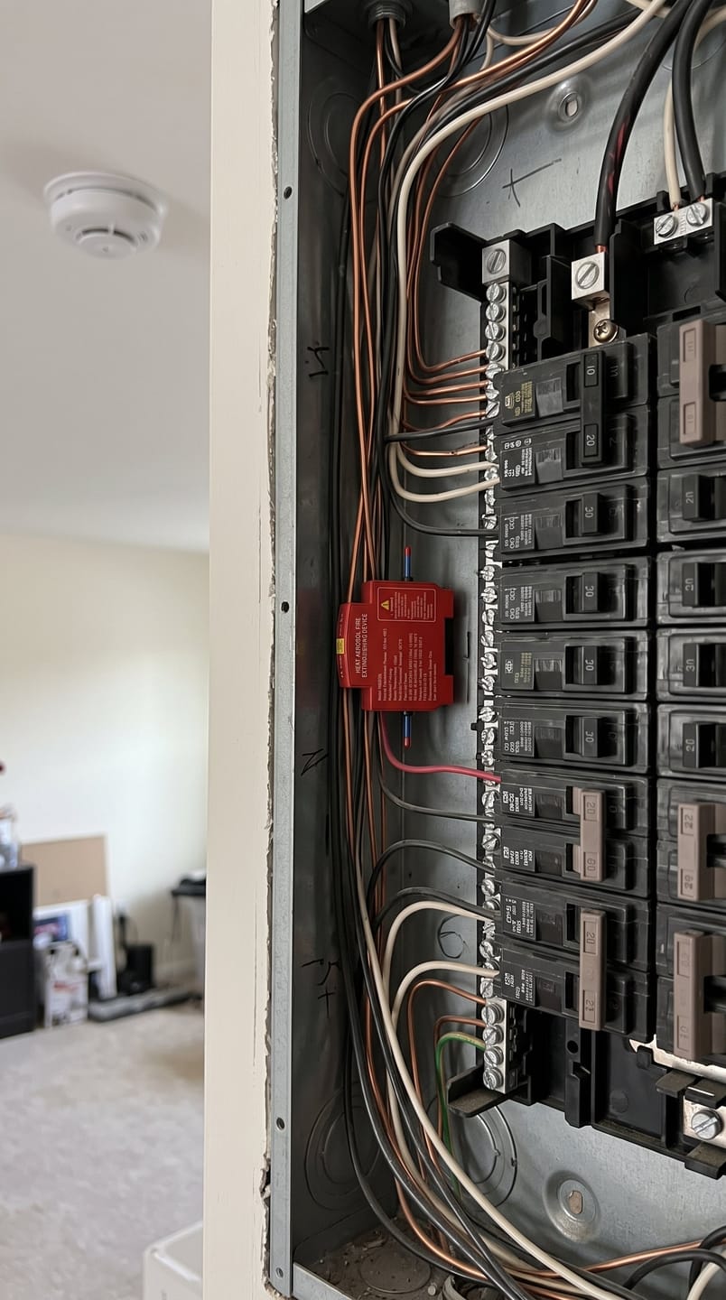Customer photo review of NovaCare™ Fire Guard — Automatic Fire Suppression Device